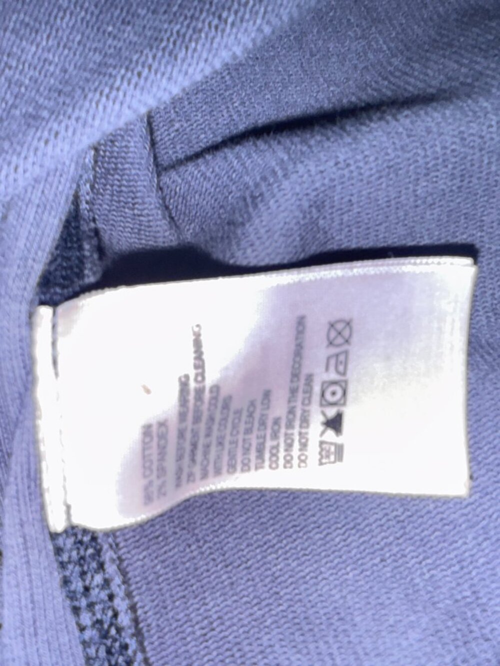 Tommy Bahama Large Navy Blue Zipper Pullover Sweatshirt Large Leather Accents - Picture 5 of 14